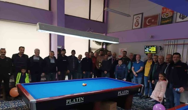 Şuhut’ta bilardo turnuvası tamamlandı