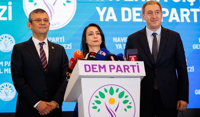 DEM Parti'den CHP ile ittifaka 'yeşil ışık'