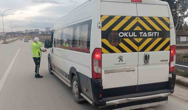 Eskişehir'de servis araçlarına sıkı denetim!