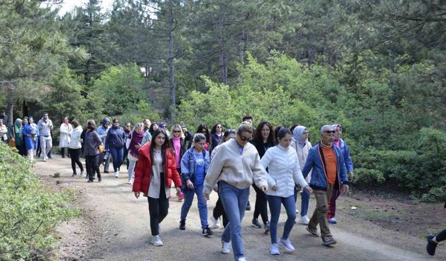 Eskişehir'de sağlık için yürüdüler!
