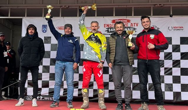 Türkiye Enduro ve ATV Şampiyonası’nın ikinci ayağına 2 kupayla döndüler