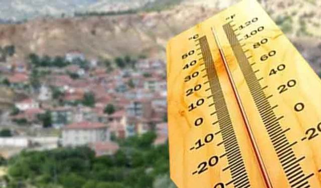 Eskişehir'in Sarıcakaya ilçesinde hava sıcaklığı yine zirvede!