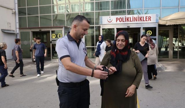 Adana'da evde çalınır diye yanında taşıdı, hastanede unuttu!