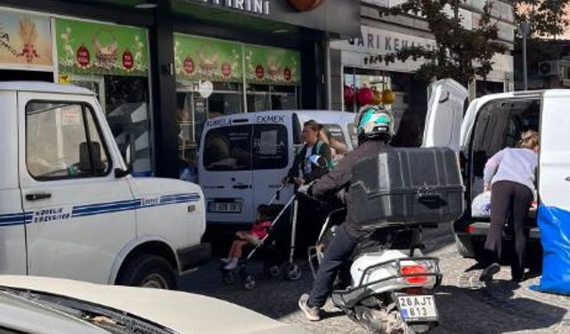 Eskişehir'de yaya geçişinin engellenmesi vatandaşı kızdırdı