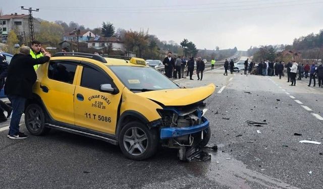 Bilecik'teki feci kazada taksi sürücüsü tutuklandı!