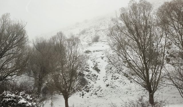 Eskişehir'in o bölgesi kar altında kaldı!