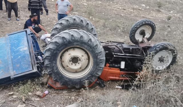 Traktör kazası baba ve kızını ayırdı!