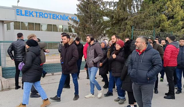 Eskişehir'de işçiler sendikal haklarını koruyor!