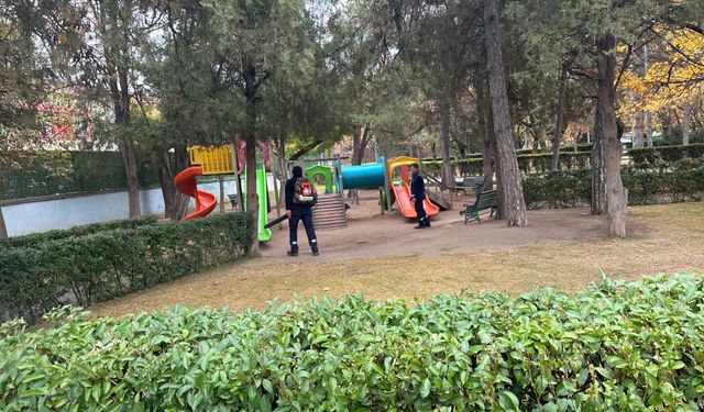 Eskişehir Büyükşehir Belediyesi'nden park temizliği