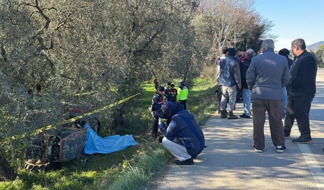 Tamire götürdüğü traktörün altında kalarak can verdi!