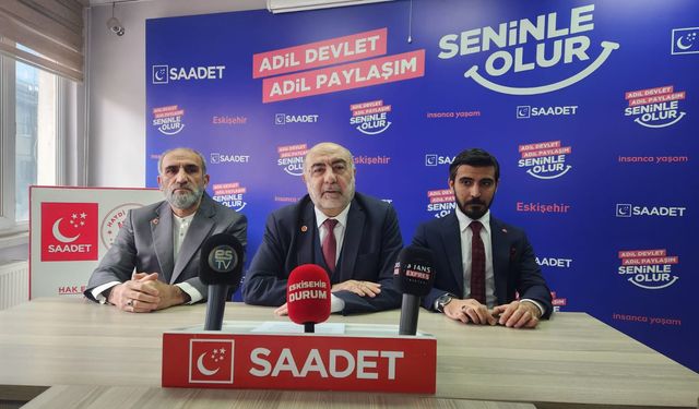 Eskişehir'de Saadet Partisi’nden 10 Ocak kutlaması!