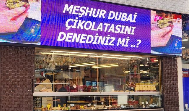 Dubai çikolatası popülerliğini yitiriyor