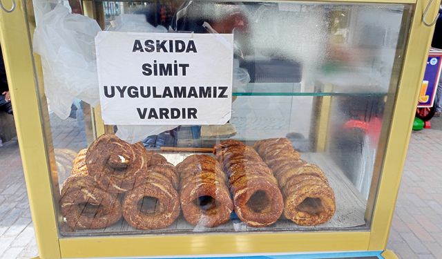 Eskişehir'de askıda simit uygulaması yaygınlaştı