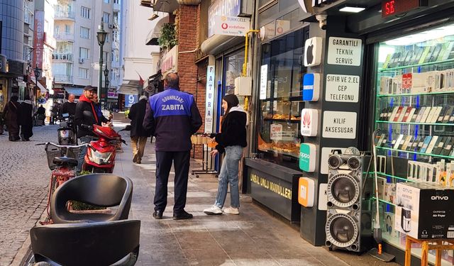 Eskişehir'de çarşı esnafına zabıta denetimi!