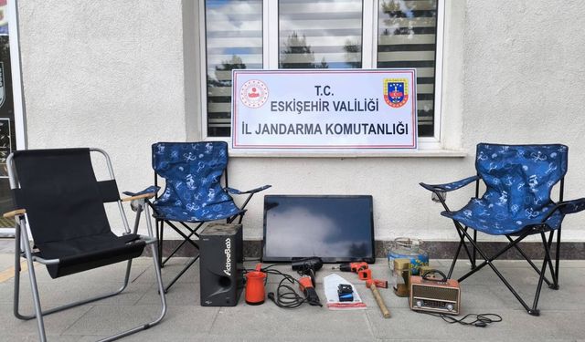 Eskişehir'de hırsızlar kamp malzemelerini bile çaldı!