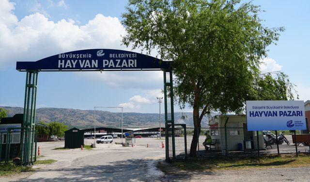 Eskişehir Hayvan Pazarı, bayrama hazır!