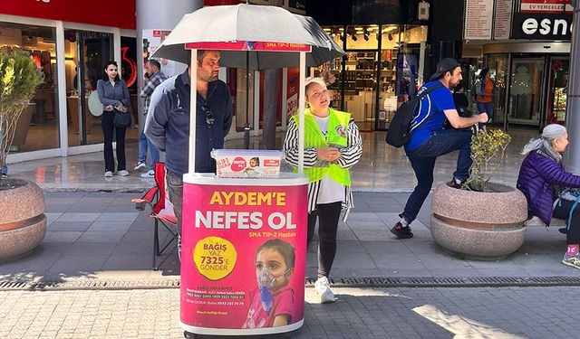 SMA hastası Aydem için Eskişehir'de destek kampanyası