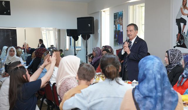 Başkan Ataç, Şarhöyük Belde Evi'nde kursiyerlerle buluştu