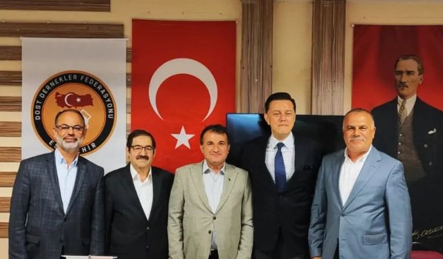 Eskişehirli Erzurumlulardan Nabi Hatipoğlu’na ziyaret