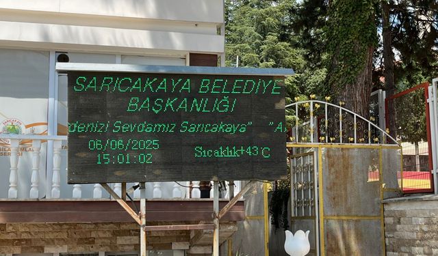 Eskişehir'de termometreler 43 dereceyi gösterdi!