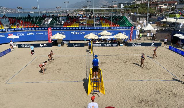 Alanya, Dünya Plaj Voleybolu Pro Tur’uyla ilk kez uluslararası arenada!