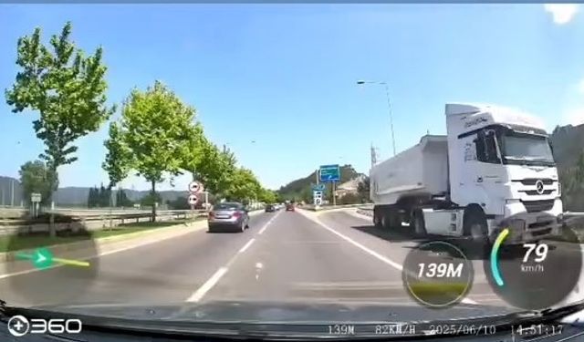 Tabelayı karıştırdı, otobanda ters yönde gitti!