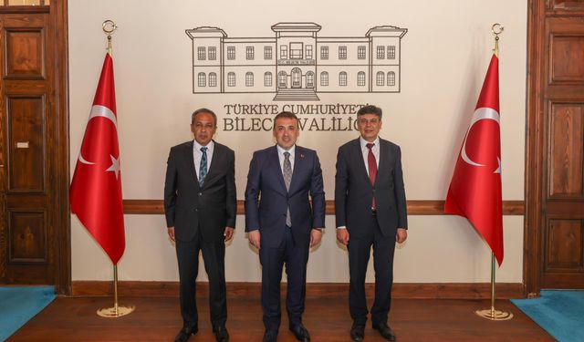 Bilecik’in yeni valisine makamında ziyaret