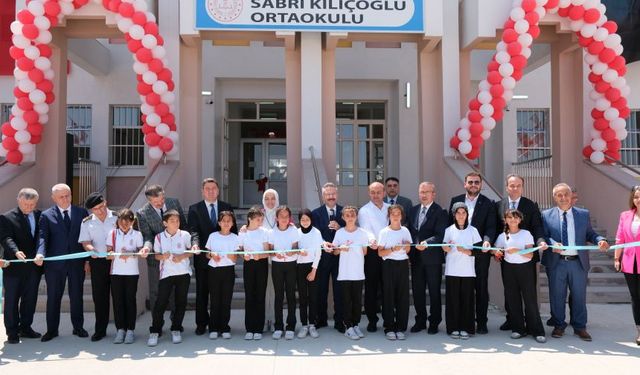 Eskişehir'de iki yeni okul hizmete açıldı!