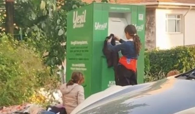 Atık giysi dolapları hırsızların hedefi oldu!