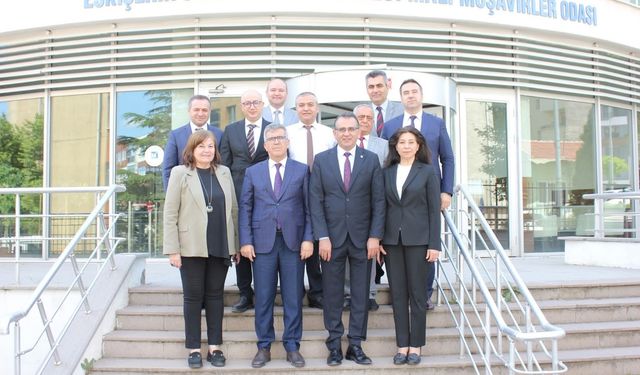 Defterdar ve ekibinden yeni yönetime ziyaret