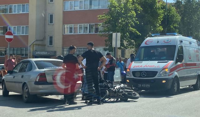 Eskişehir Eti Caddesi'nde trafik kazası!