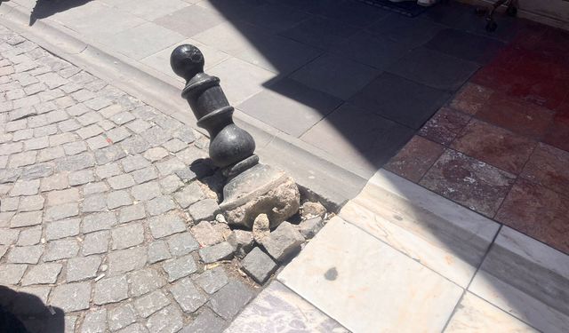 Eskişehir'deki kırık bariyerler tepki çekti