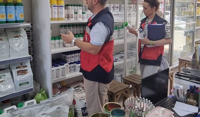 Simav’da bitki koruma ürünü bayilerine sıkı denetim
