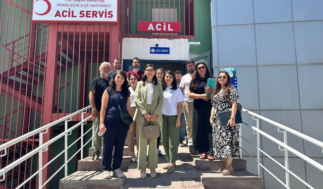 Mihalıççık’ta Sağlık Tesislerine yerinde inceleme