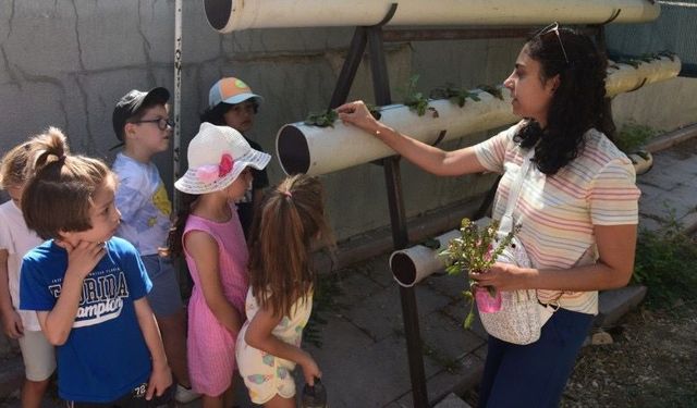 Eskişehir'de miniklerle doğayla iç içe eğitim