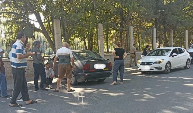 Eskişehir'de lastiğinin patlayan araç kontrolden çıktı!