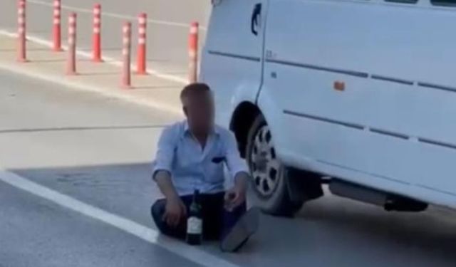 Afyon'da bir vatandaş alkol alacağı yeri şaşırdı!