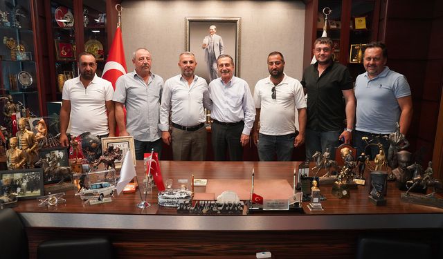 Açıkbaş ve Ekmen’den Başkan Ataç’a ziyaret