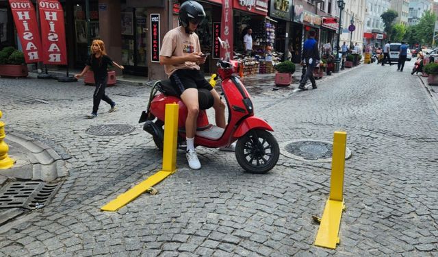 Eskişehir'de trafik düzenlemesi, renkleri yenilendi!