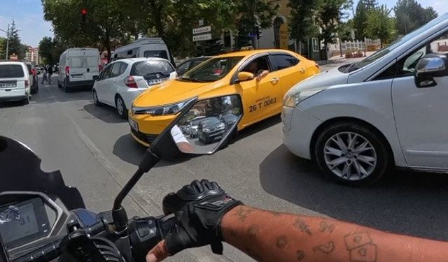 Eskişehir trafiğinde tansiyon yükseldi!