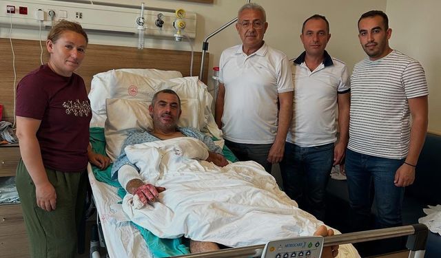 Eskişehir'de çıkan yangında yaralanan işçinin tedavisi sürüyor