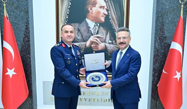 Hava Korgeneral Dalkıran’dan Vali Aksoy’a ziyaret