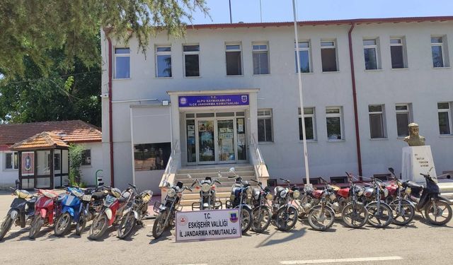 Eskişehir'de 16 motosiklet, 16 şüpheli: Büyük operasyon!