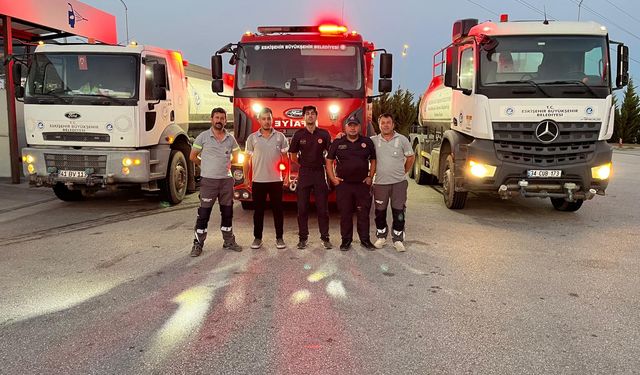 Eskişehir’den Gelibolu’daki orman yangınına destek