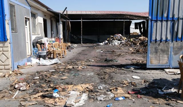 Eskişehir'de geri dönüşüm tesisini kül eden yangın!