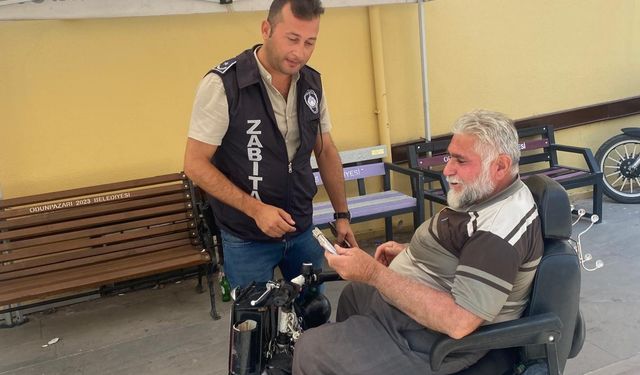 Eskişehir Odunpazarı zabıtasından örnek davranış