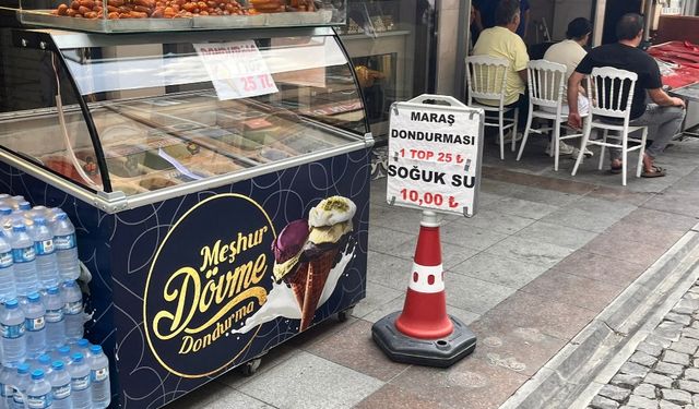 Eskişehir çarşıda dondurma fiyatları değişiyor