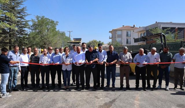 Eskişehir'in o ilçesinde üstyapı çalışmaları sürüyor