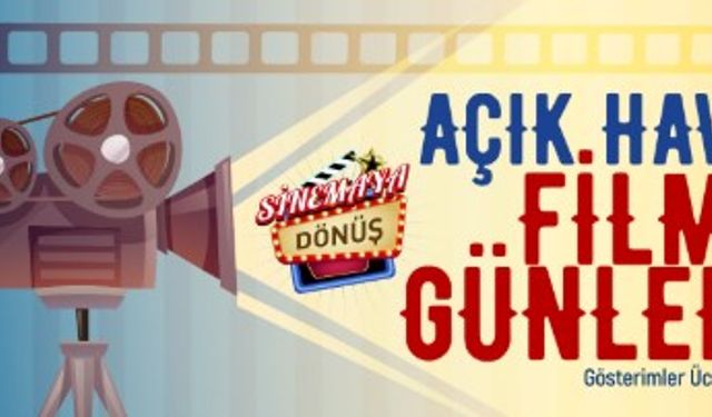Eskişehir'de yaz akşamları açık hava sinema keyfiyle çıkıyor!