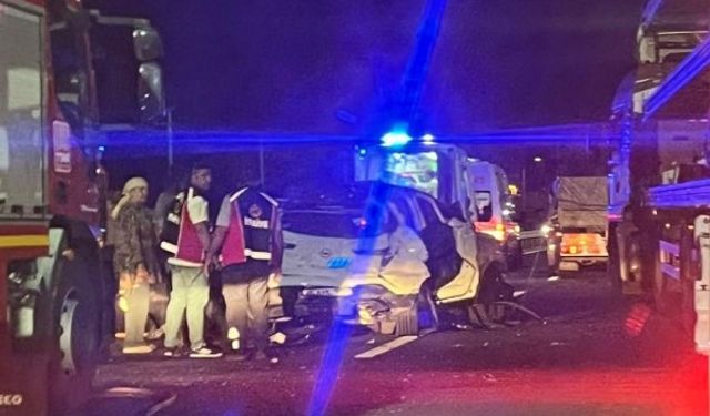 Yola çıkan domuz kaza getirdi: 5 yaralı!
